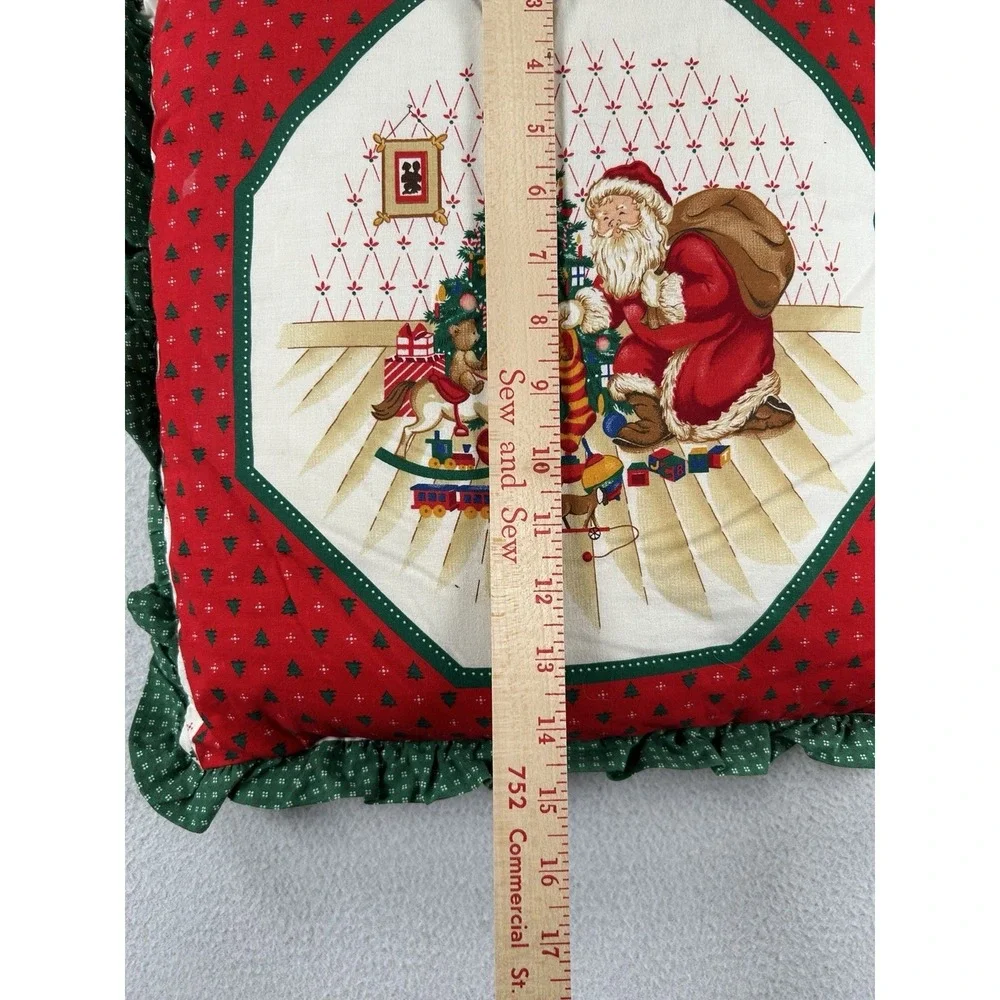 VTG 90's Christmas Throw Pillow 15